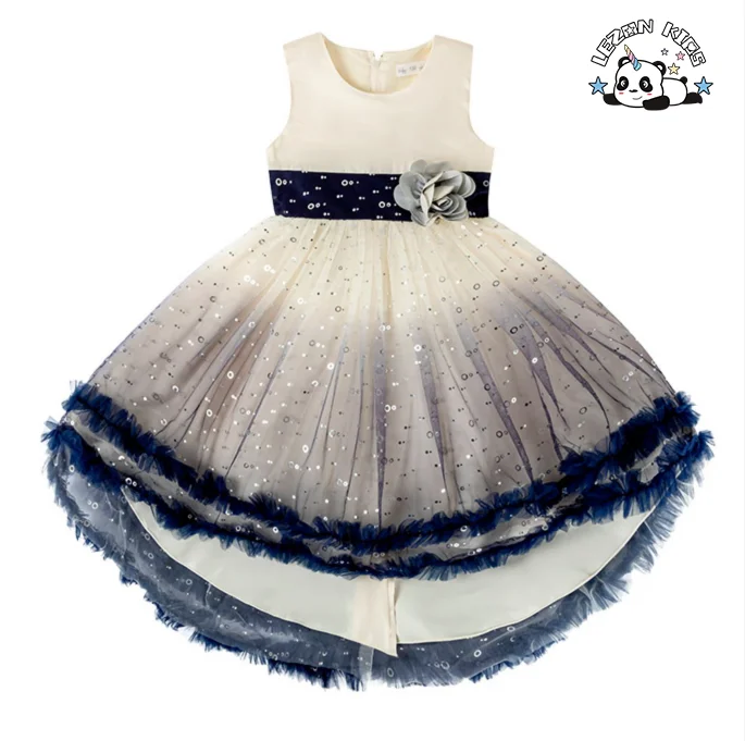 LEZONKIDS - Custom Summer Fluffy Dress Children's Princess Dress Girls Evening Dress for Birthday Party